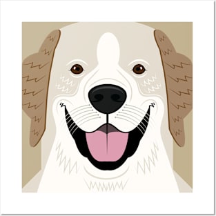 Golden Retriever Mouth Posters and Art